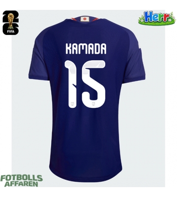 Japan Daichi Kamada #15 Hemmatröja VM 2026 Kortärmad